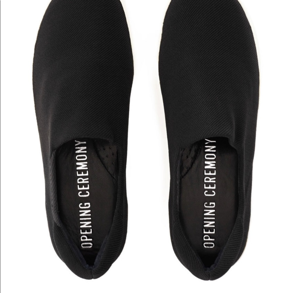 SLIP-ON PLATFORM SNEAKERS worn once!